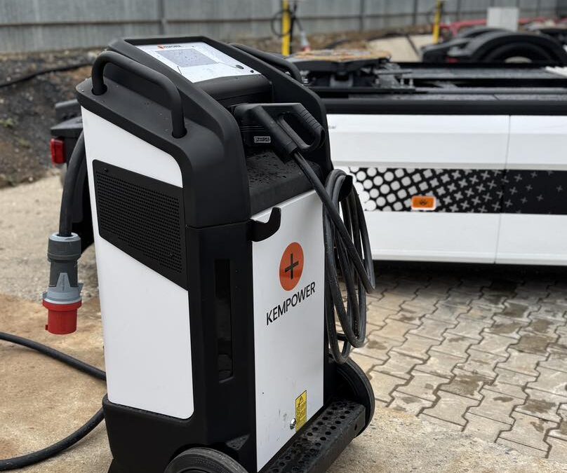 Efektivní nabíjení těžké nákladní dopravy v Metrans a.s. Praha-Úhříněves