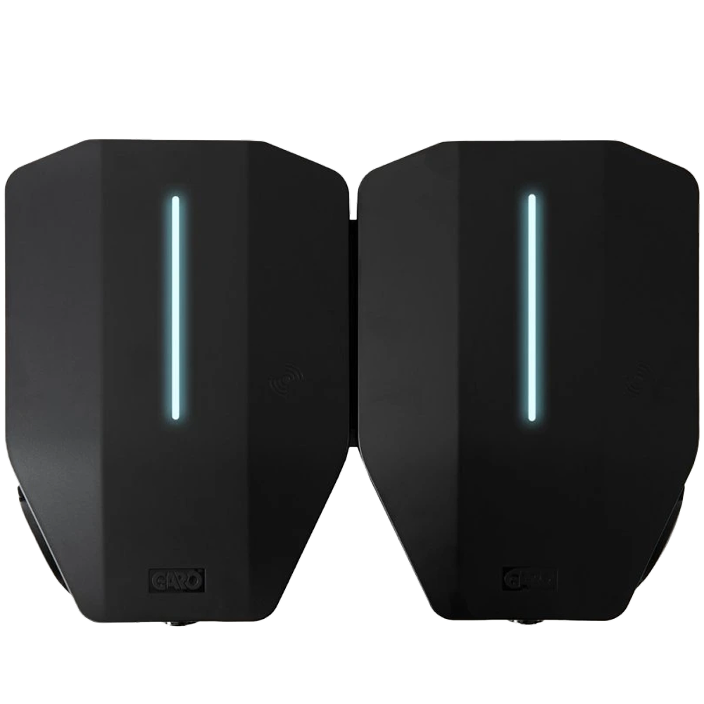 Kompaktn&iacute; nab&iacute;ječka Garo Entity Pro DOUBLE pro v&scaron;estrann&eacute; využit&iacute; pro pomal&eacute; AC nab&iacute;jen&iacute; elektromobilů.