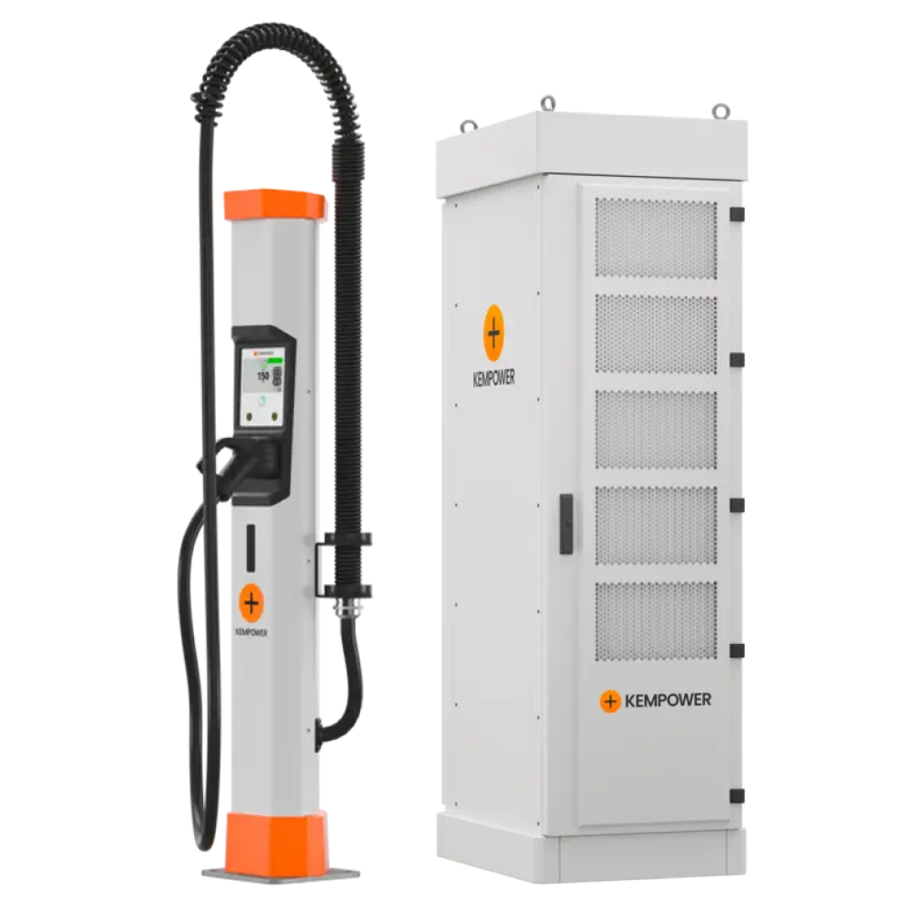 DC nab&iacute;jec&iacute; stanice Kempower POWER UNIT pro rychl&eacute; nab&iacute;jen&iacute; elektromobilů.