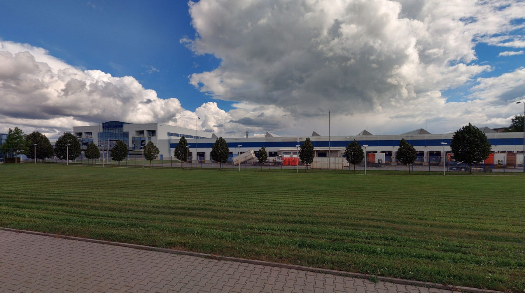 Areál našeho klienta, společnosti Foxconn, v Kutné Hoře