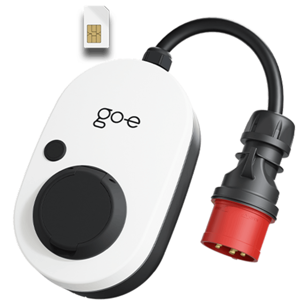 Zásuvka go-e Gemini flex 2.0 pro pomalé AC nabíjení elektromobilů.