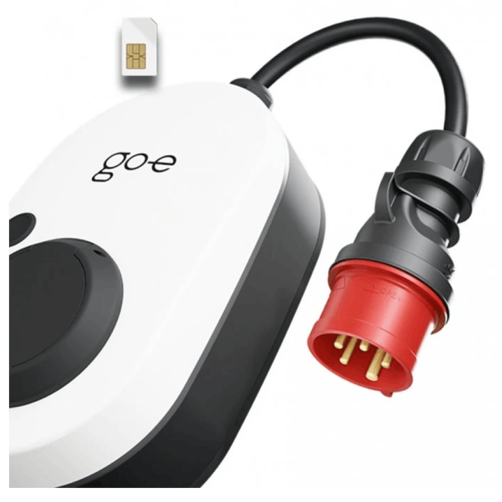 Zásuvka go-e Gemini flex 2.0 pro pomalé AC nabíjení elektromobilů.