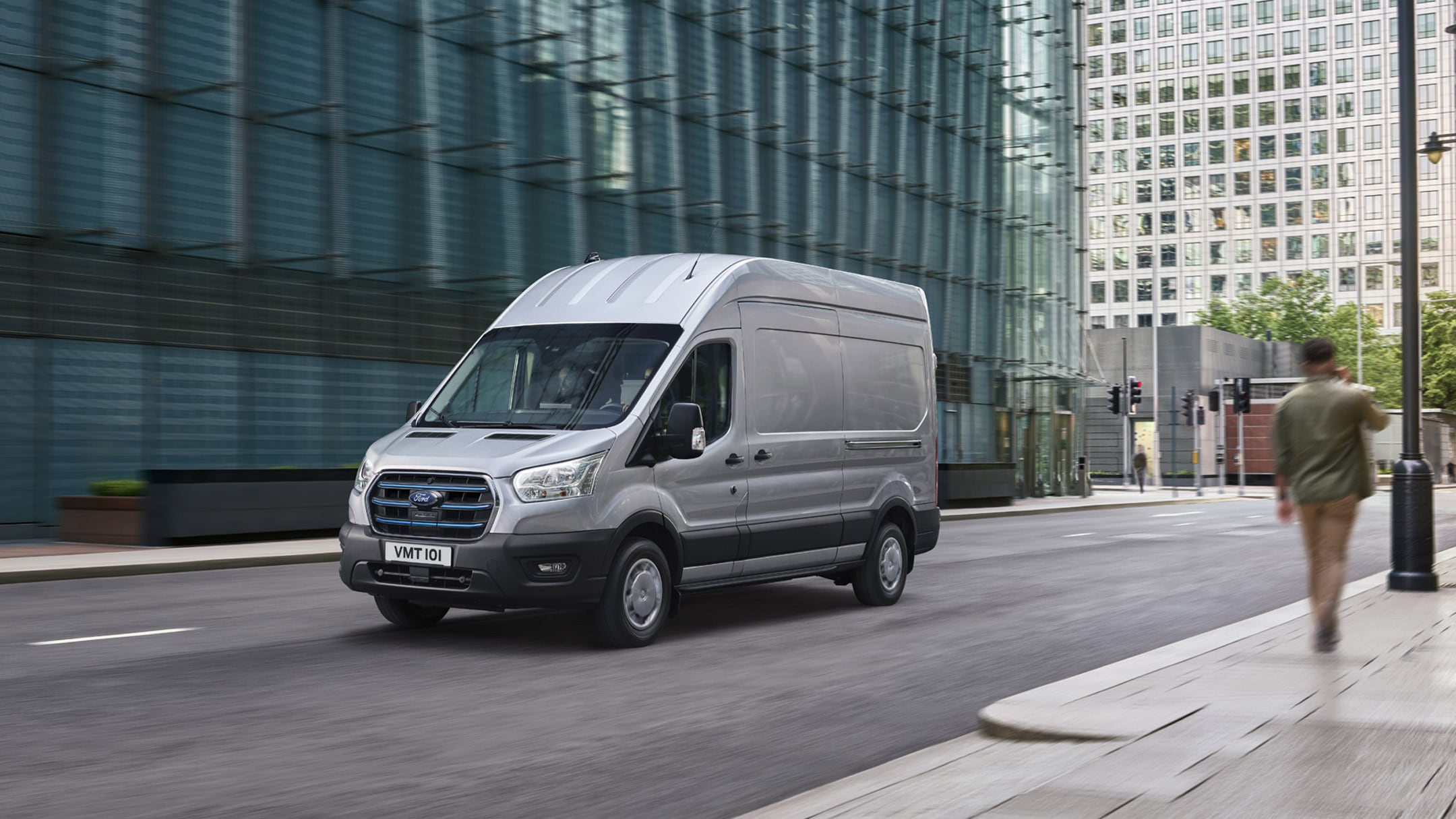 Dodávka Ford E-Transit s elektrickým pohonem