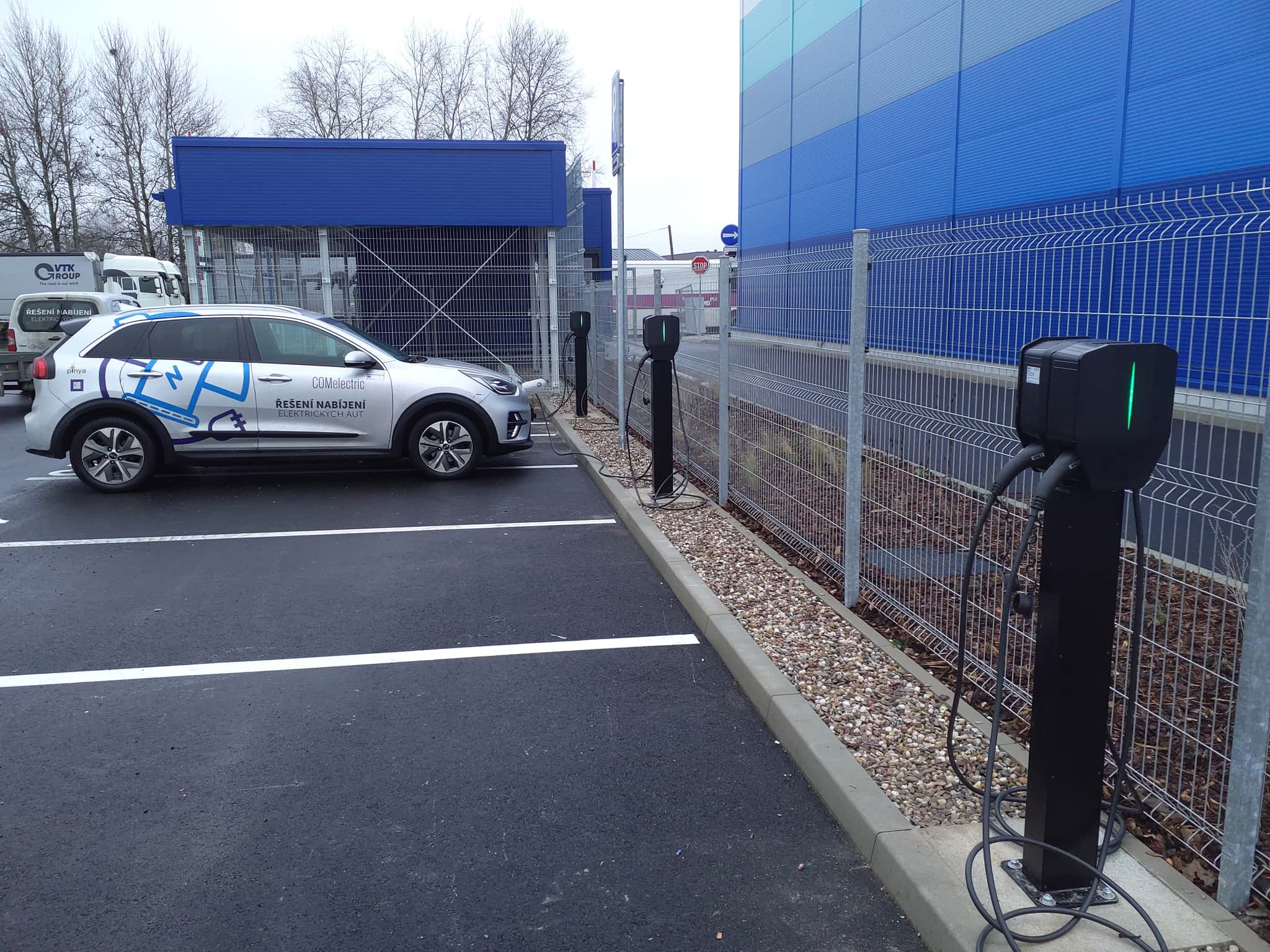 Naše realizace nabíjení elektromobilů u společnosti Kingspan