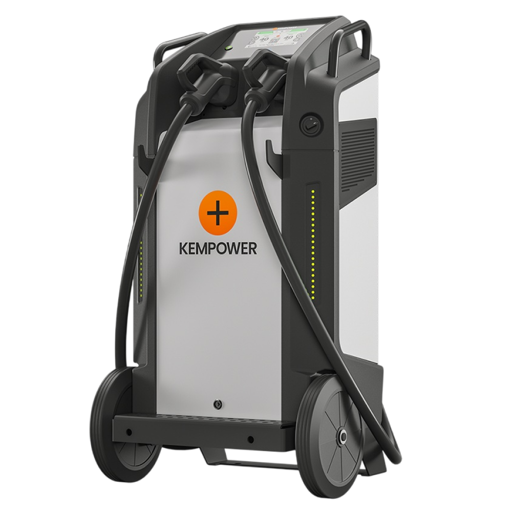 Přenosná nabíjecí stanice Kempower MOVABLE CHARGER s rychlostí dobíjení až 40 kW.